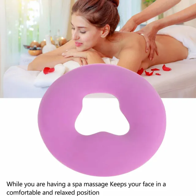 Face Massage Pillow Round Soft Bottom Face Relax Pad For Beauty Salon Spa EMB