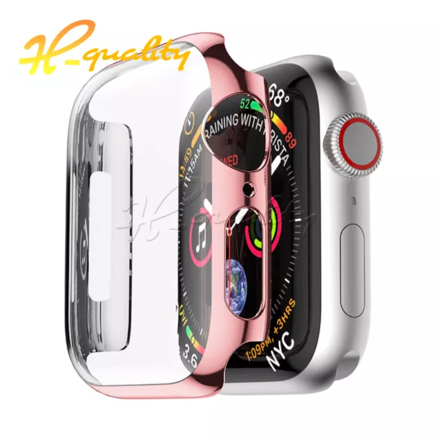 Étui housse complet pour Apple Watch Series 3/4 iWatch intégré protection d'écran