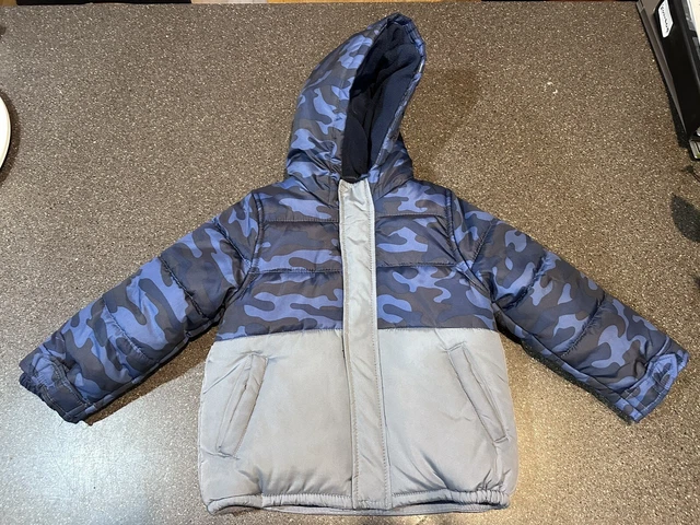 Carters Toddler Boy Camo Winter Coat Size 4T Jacket EXCELLENT CONDITION