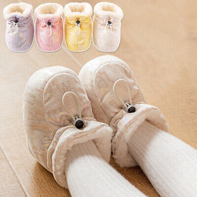 Scarpe scarpe calze antiscivolo calde neonate bambine bambini bambini 0-24 M