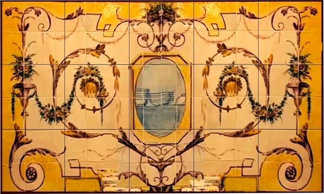 On request, (20 days+-) REPRODUCCIÓN pintado a mano en azulejos de cerámica