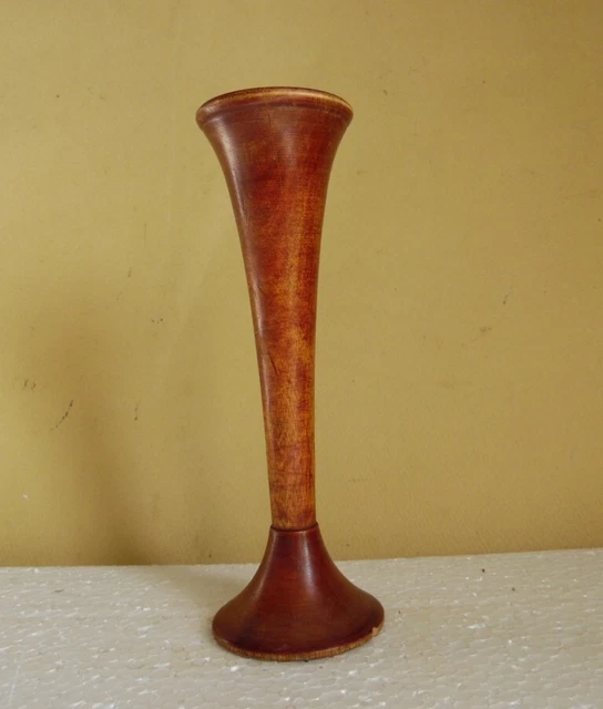 Vintage Wood STETHOSCOPE EAR TRUMPET Medical Monaural Doctor Tool