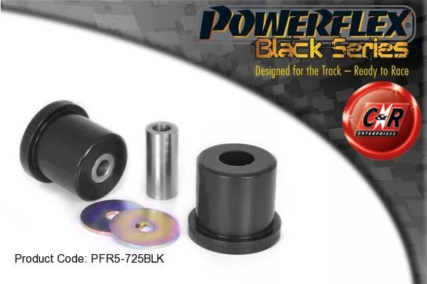 Powerflex Black Rr Diff Fr Mnt Bushes For BMW E63/E64 6 Series 03-10 PFR5-725BLK