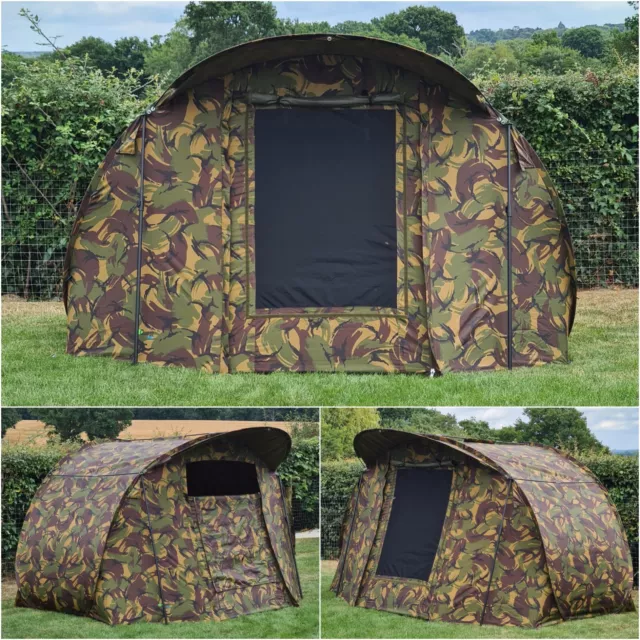 Quest Stealth XL MK2 Pop Up Bivvy DPM Camo 1  Man | Carp Fishing Shelter Tackle