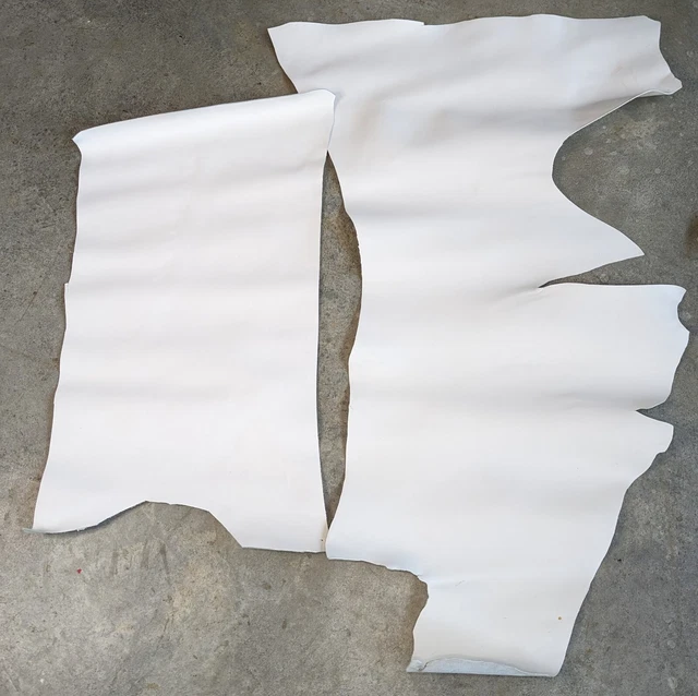 Piezas de cuero de vaca While 4-5 OZ