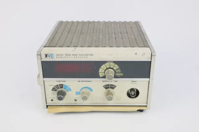 HP 3403A True RMS Voltmeter Parts Or Repair Benchtop Multimeter Hewlett Packard