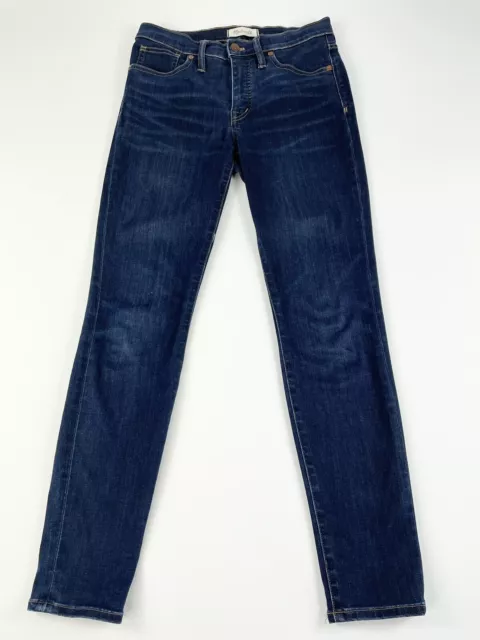 Madewell 9 Inch High Rise Skinny Jeans Dark Wash Size 27