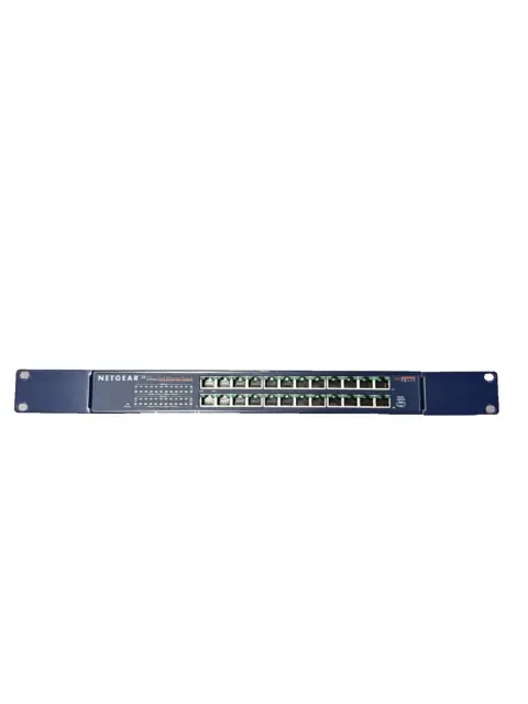 Conmutador Ethernet rápido Netgear 24 puertos 10/100 Mbps FS524