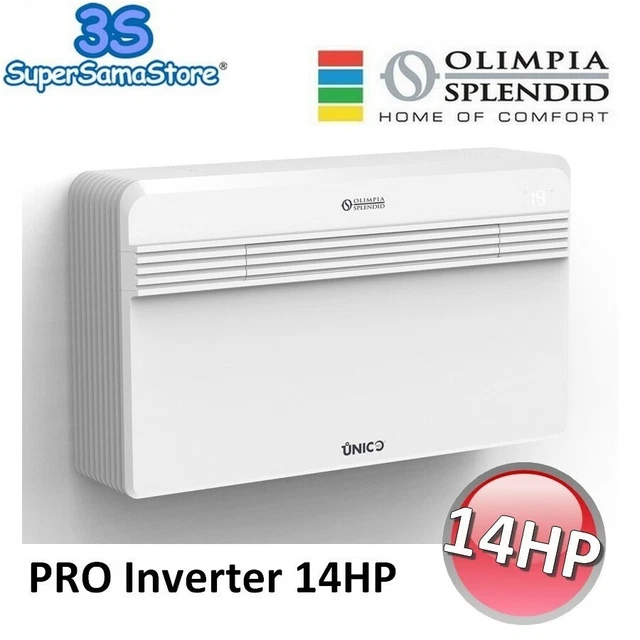 3S Climatiseur Unico Pro Inverter 14 Hp Olimpia Splendid Pompe À Chaleur 40 M2