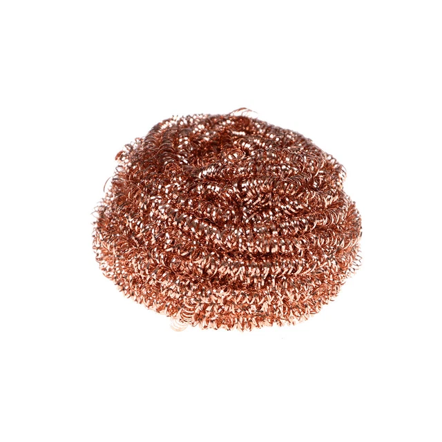 Soldering Solder Iron Tip Welding Cleaner Cleaning Steel Wire Sponge Ball Cl_R1