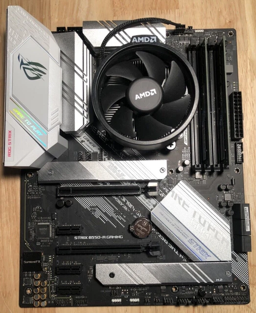 CPU+MOTHERBOARD+RAM COMBO: ASUS ROG STRIX B550-A GAMING + Ryzen 5 1600 ...