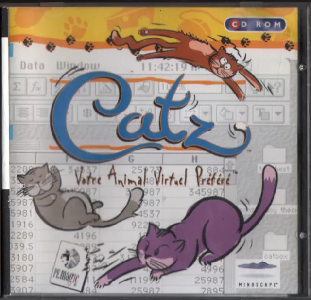 CATZ, VOTRE ANIMAL virtuel préféré - Mindscape - CD ROM PC EUR 8,00 -  PicClick FR