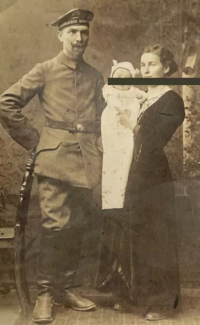 Soldier from Borsdorf near Leipzig - Imperial Navy - circa 1880 - 1910 - photo