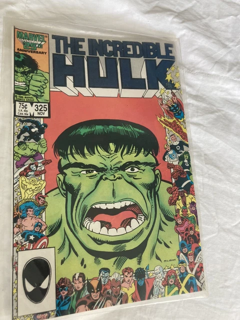 Hulk #326 Vintage rare Comic book inherited old collection vintage books HTF