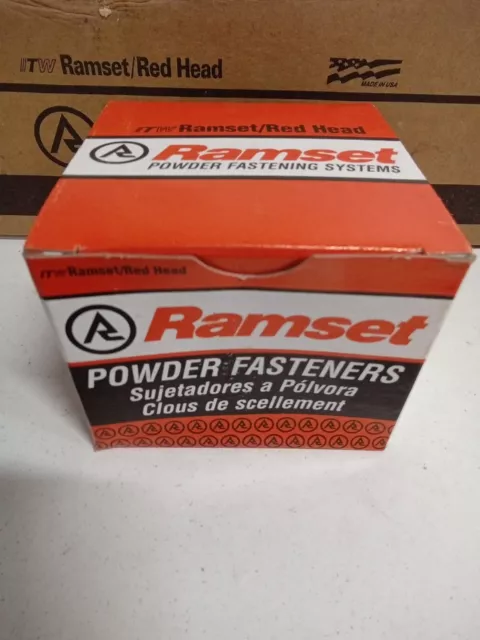 Box of Ramset 1-3/4" Drive Pins .30 head dia powder fasteners 1513 Lot Of 2 #M3