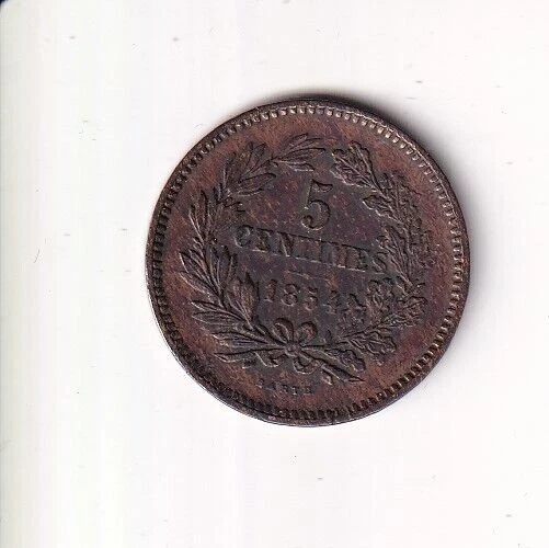 Lussemburgo 5 Centimes 1854 Km22.1