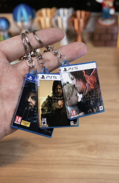 PS5 DEATH STRANDING 2 Keychain HANDMADE Random Title Mini Case