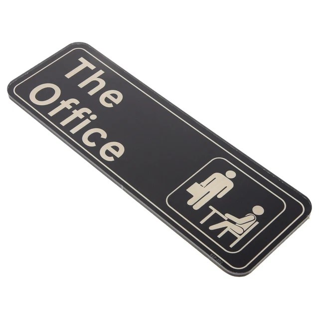 OFFICE SIGN ADORN Wall Signs The Name Plate Sticker Decorate Signage £6 ...