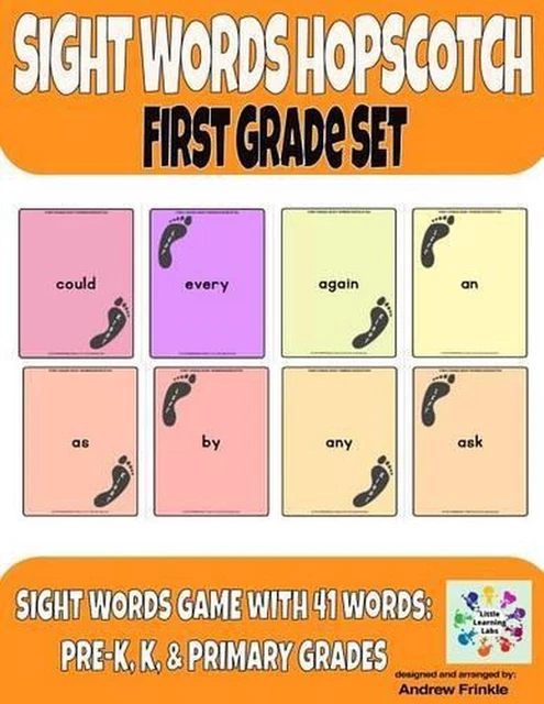 SIGHT WORDS HOPSCOTCH First Grade Set by Andrew Frinkle (English ...
