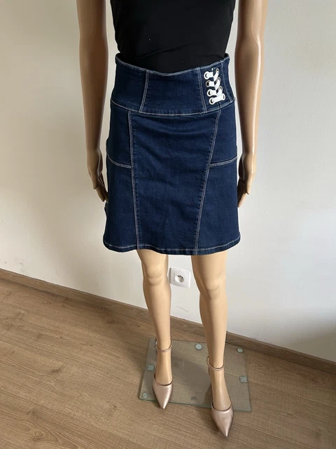 Jupe Midi H&M Femme - Dentelle Bleu Marine - Taille 38 (M) - Neuf Sans étiquette