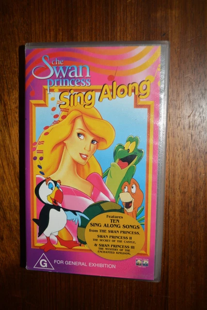 THE SWAN PRINCESS Sing Along Vhs PicClick AU
