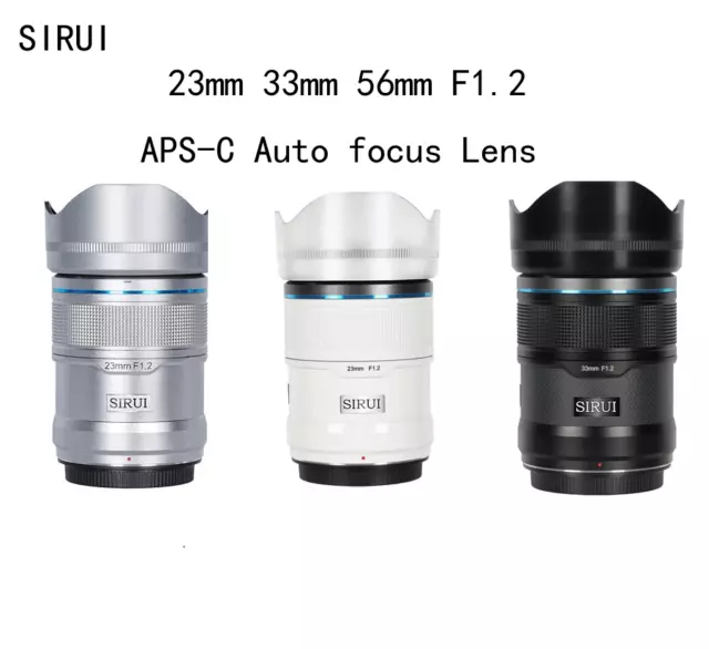 SIRUI Sniper APS-C Autofocus Lens 23/33/56mm Sony E/ Fujifilm X/Nikon Z Mount