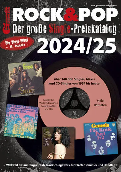 Der große Rock & Pop Single Preiskatalog 2024/25 | Martin Reichold | 2023