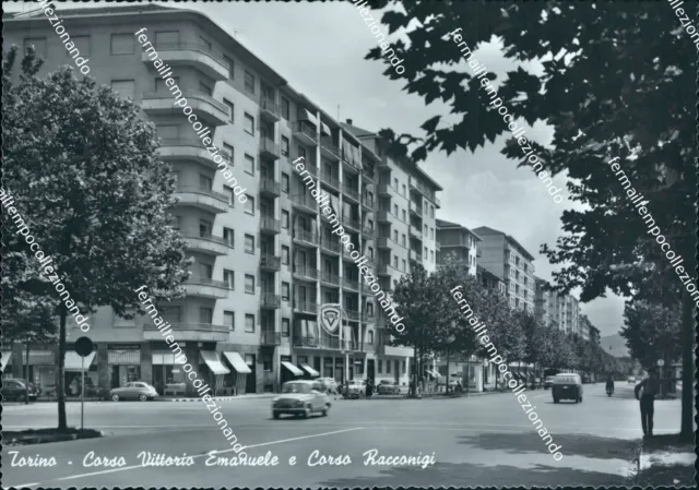 cg314 cartolina torino via pietrino belli angolo via n.fabrizi piemonte