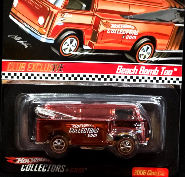 ミニカー Hot Wheels Red Line Club Beach Bomb RLC 🚦Hot Wheels 2002 RLC Red Line Club Beach Bomb Too - Magenta