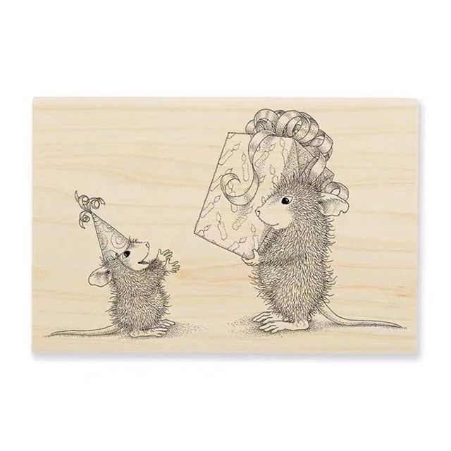 Mouse Gift Clear Stamps DIY Cartoon Scrapbooking Rat Mice Party Stamp Craft