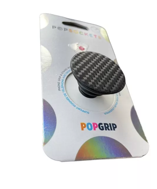 PopSockets Carbonite Weave Carbon Fiber Phone Holder Grip PopSocket Pop Socket