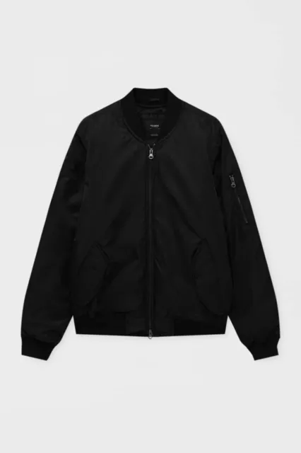 Pull and bear bomber jacket mens deals