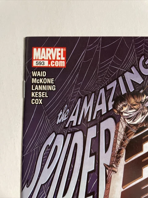 Amazing Spider-Man #593 (2009) 9.4 NM Marvel High Grade Comic Book Red Vulture 2
