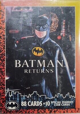 TC-1050 1992 Topps Batman Returns Trading Cards & Stadium Club Sub Set 