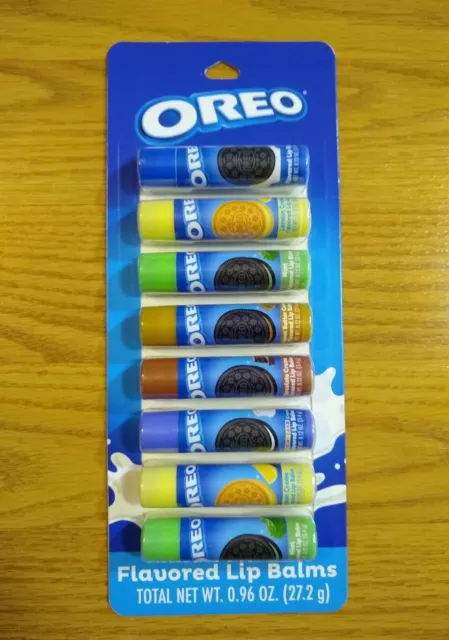 OREO Cookies 8 Pack Lip Smacker Balm Sticks  NEW NIP NWT