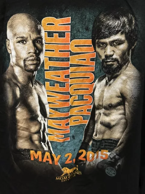 Pacquiao VS Mayweather MGM Grand Promo Shirt May 5,2012 Men’s Sz 3XL