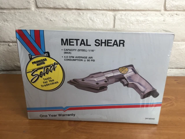 Pneumatic Metal Shear -- Princess Auto 3416443 - Up to 1/16" Steel - 90 PSI