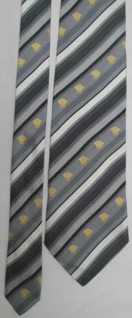 -AUTHENTIQUE  cravate cravatte  VERSACE   100% soie  TBEG  vintage