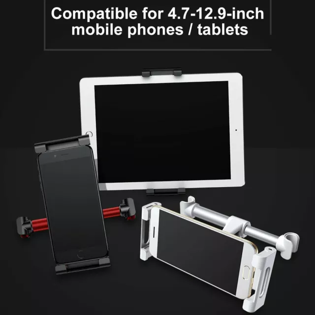 Baseus Car Back Seat Headrest 360° Mount Tablet Holder for 4.7-12.9” iPad Phones 3