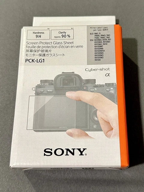 Genuine Sony PCK-LG1 Screen Protect Glass Sheet Cyber-shot Alpha