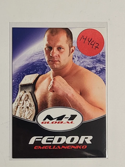 Rare M-1 Global Card Fedor Emelianenko Pride Ufc Star Rare M-1 Global Card Fedor Emelianenko Pride Ufc Star