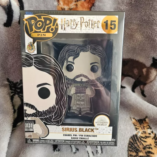 Funko POP! Pin Harry Potter Wizarding World S2 Emaille Pin Sirius schwarz #15 Neu