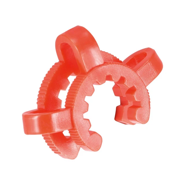 Lab Joint Clip for 14/20 or 14/35 Glass Taper Joints Connector Red 12Pcs
