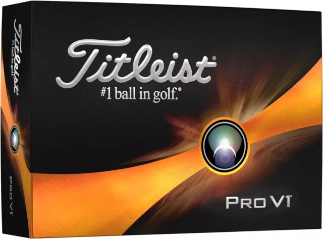 Titleist Pro V 1 Golf Balls 1 Dozen Brand New 2023 2024 NEW IN BOX