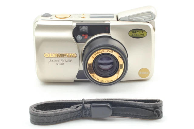 [Near MINT]  Olympus μ mju Zoom 105 DELUXE Point & Shoot  Film camera from JAPAN