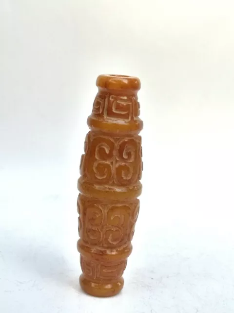 Collection Ancient China Jade Carving Auspicious Figure Pendant Decoration Gift 2