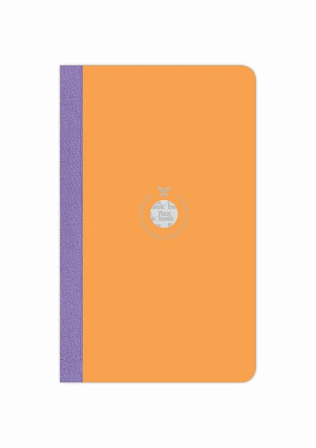 Flexbook Smartbook Foderata 160 Pagine Copertina Carta Ecografica 13*21cm Foderata Arancione