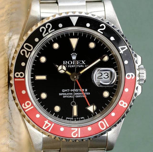Rolex gmt deals rosso nero