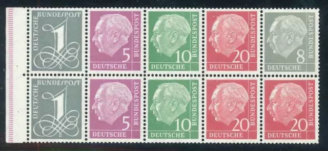 BRD / Bund Heuss Heftchenblatt HBL. 8X RLV II ** postfrisch