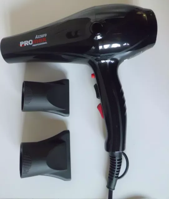 sèche cheveux professionnel AZZURO PROMEX Technologie Tourmaline moteur AC 2200w